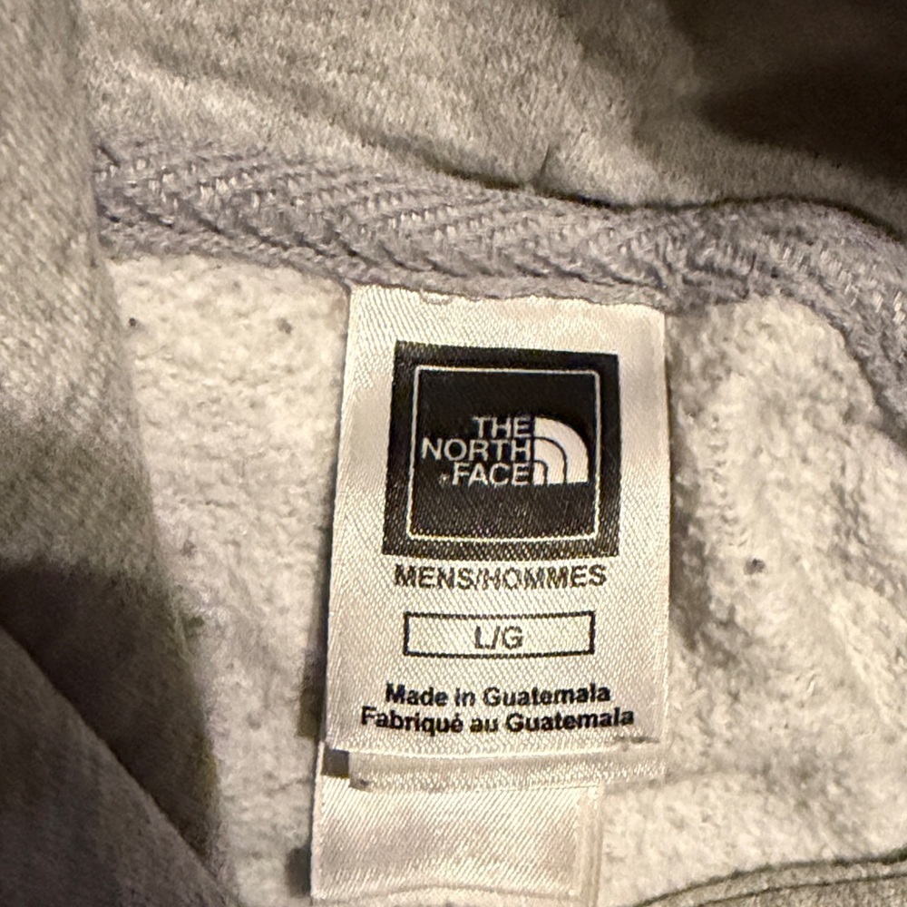 The North Face Light Gray Men's Hoodie - Picture 2 of 3